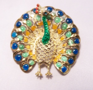 Alice Caverniss enamel Peacock