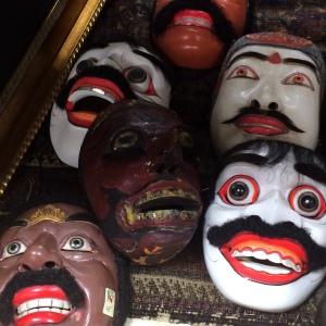 Variety of masks found at the auction